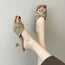 New Simple Heeled Sandals Cat Heeled High Heels - French Slippers high heels