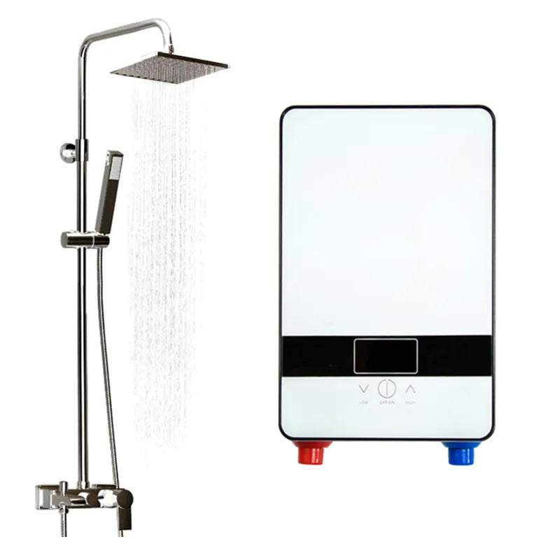 6500 Вт Проточный водонагреватель с термостатом 220 В Индукционный нагреватель Smart Touch Электрические нагреватели Душ Автоматический Высокое качество
