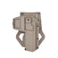 Tactical Classic Glock 17 19 Movable Gun Holster Hunting Right Hand Holster Fit Surefire X400 X300 Flashlight Laser Mount Holder