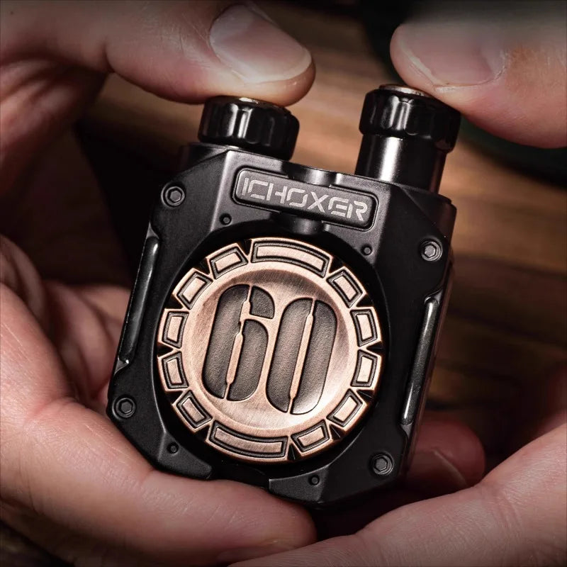 EDC Metal Fidget Spinner Roller Magnetic Push Coin Stress Relief Toy Pushing Card Haptic Coin Ratchet Wheel Relieve Clicker