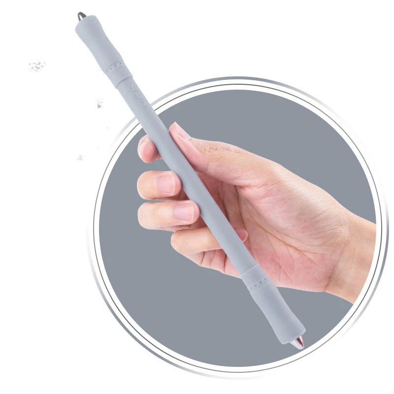 Silicone Spinning Pen Fidget Spinner Rotating Toys Adults Antistress Anti-slip Hand Spinner Toys For Children Gifts