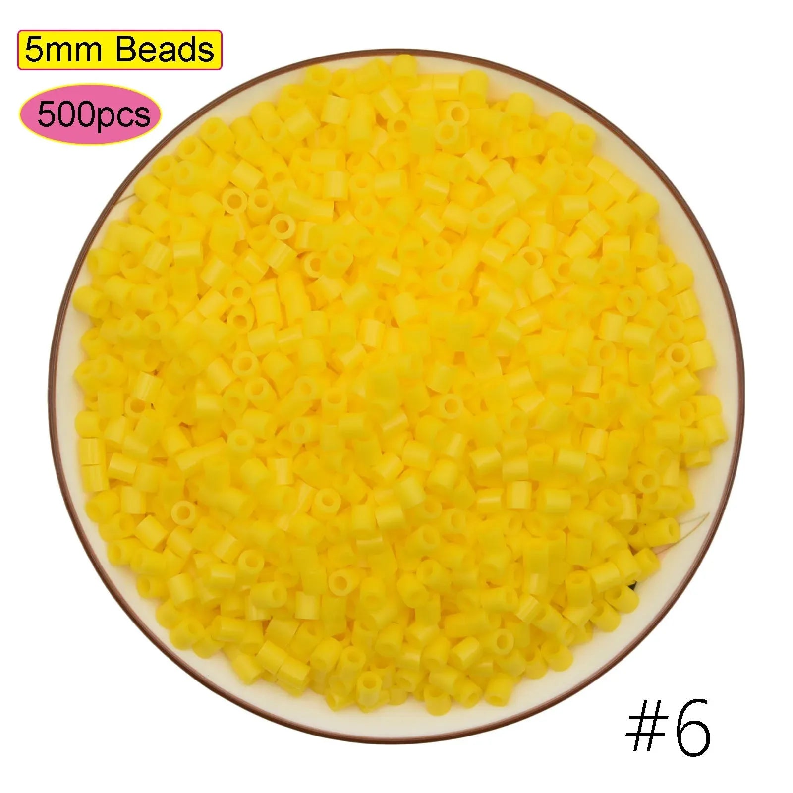 2024 Neue Kinder DIY Bastel Handmade Spielzeug Geschenk Preis Box Kunststoff 5mm 57 Farben Bügelperlen Schmelzperlen Hama Perler Beads in Großpackung für Schule