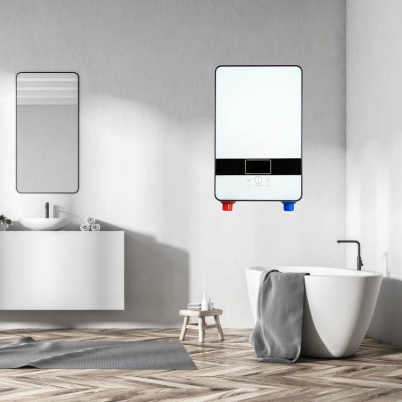 6500 Вт Проточный водонагреватель с термостатом 220 В Индукционный нагреватель Smart Touch Электрические нагреватели Душ Автоматический Высокое качество