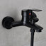 . Black Finish New Wall Mounted shower faucet Bathroom Bathtub Handheld Shower Tap Mixer Faucet YT-5339-H