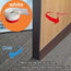 1pc Door Draft Stoppers For Bottom Of Door, Adjustable Self-Adhesive Sound-Proof Door Bottom Seal Strip