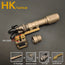 Tactical with Original Logo Scout Light Metal Flashlight with Modbutton Switch Airsoft Weapon Light Offset Mount Hunting