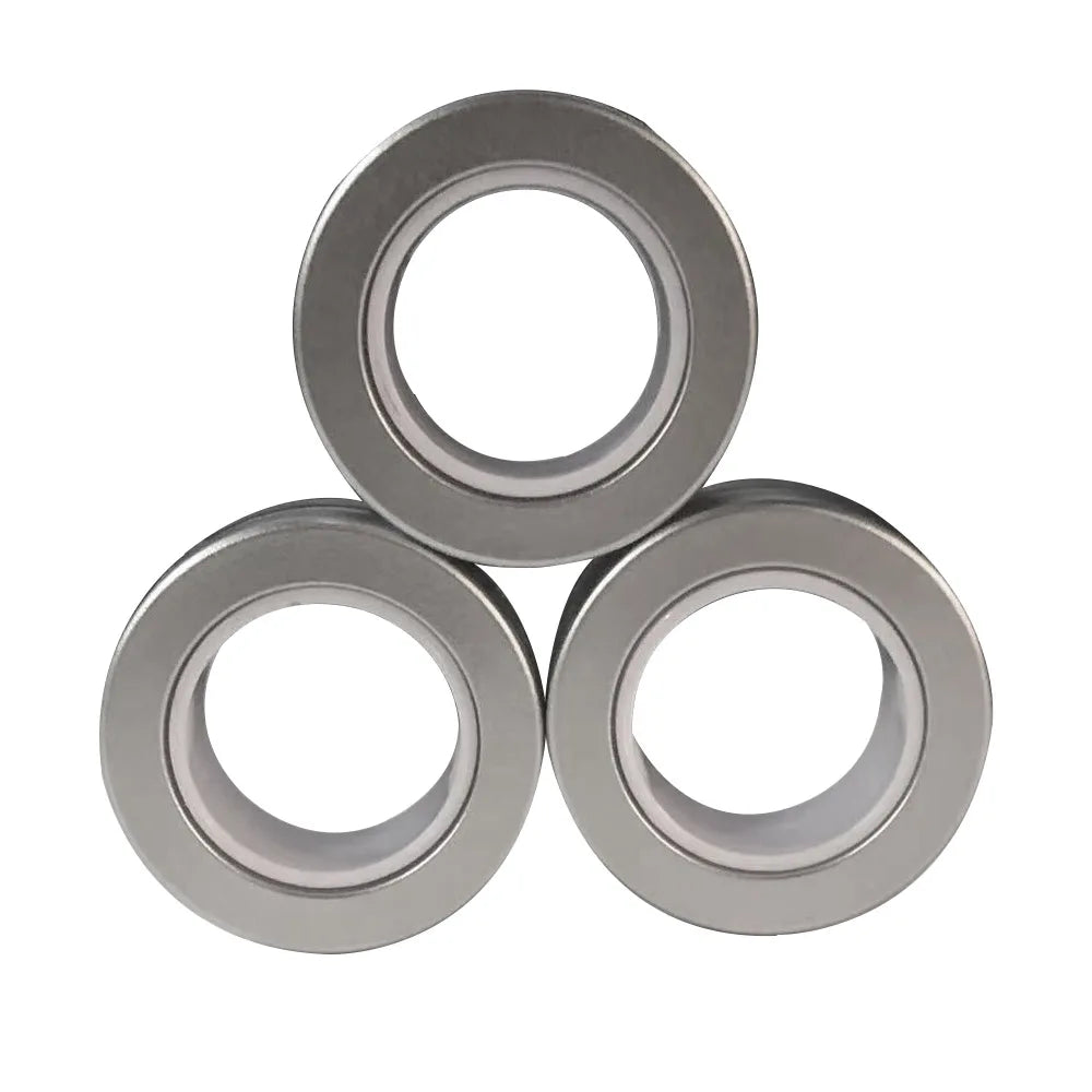 Magnetische Ringe Fidget-Spielzeug für Erwachsene, Idee ADHS Angst Magnetische Fidget-Spielzeug-Set Fidget-Spinner-Ringe zur Entspannung, Geschenke für Teenager