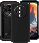 pour Doogee Fire 6 Power Étui, Coques Pare-chocs Antichoc Noires, Protection Antichute 360° Antirayures Housse Ultra-mince en Silicone Souple pour Doogee Fire 6 Power (6,56") - Noir