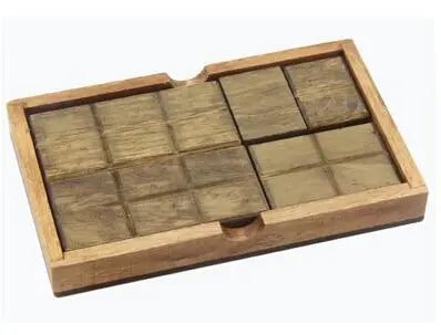 Wooden Board Puzzle Kids Educational Math Tangram Puzzles Game Toys for Adults Children