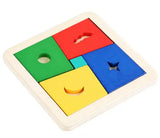 Wooden Board Puzzle Kids Educational Math Tangram Puzzles Game Toys for Adults Children