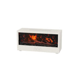 Diffuseur d'arôme de cheminée flamme colorée sans eau avec arrêt automatique, humidificateur d'air avec minuterie et télécommande pour chambre à coucher, cadeau créatif