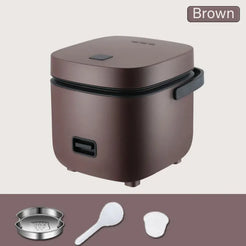 Mini Rice Cooker Multi-function 1-2 People Electric Rice Cooker Non-Stick Household Student Dormitory Small Cooking Tools EU