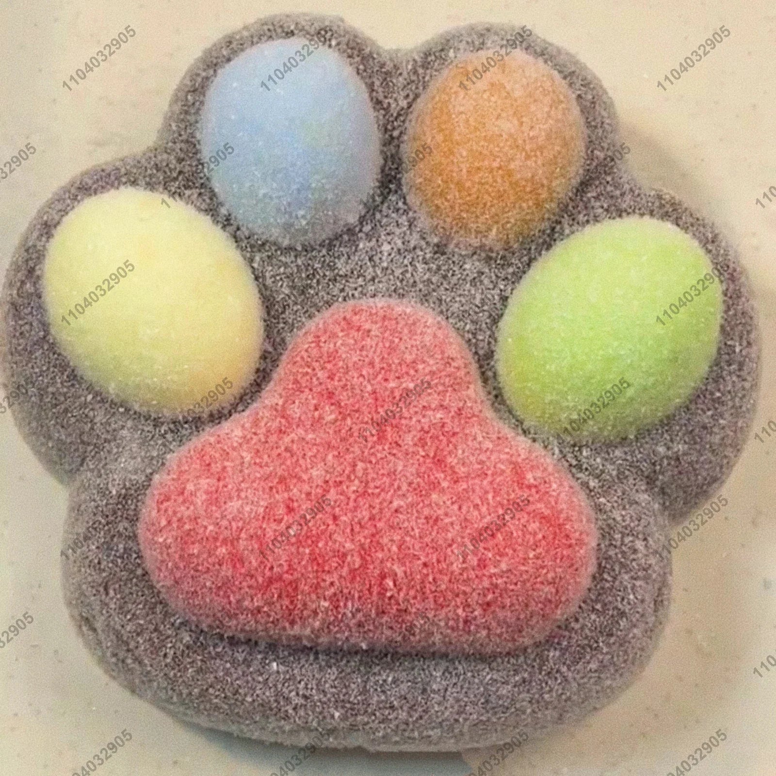 Big Cat Foot Taba Squishy de Silicona Esponjosa y Peluda 0.8kg Juguete Antiestrés de Almohadilla de Gato de Malvavisco para Apretar y Relajar la Mano