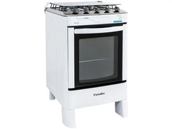 4 Stove Boils Esmaltec Agate White-Bivolt