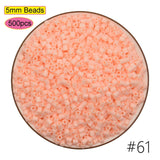 2024 New Kids DIY Craft Handmade Toy Gift Prize Box Plastic 5mm 57 Colors Ironing Bead Fuse Hama Perler Beads in Bulk for School