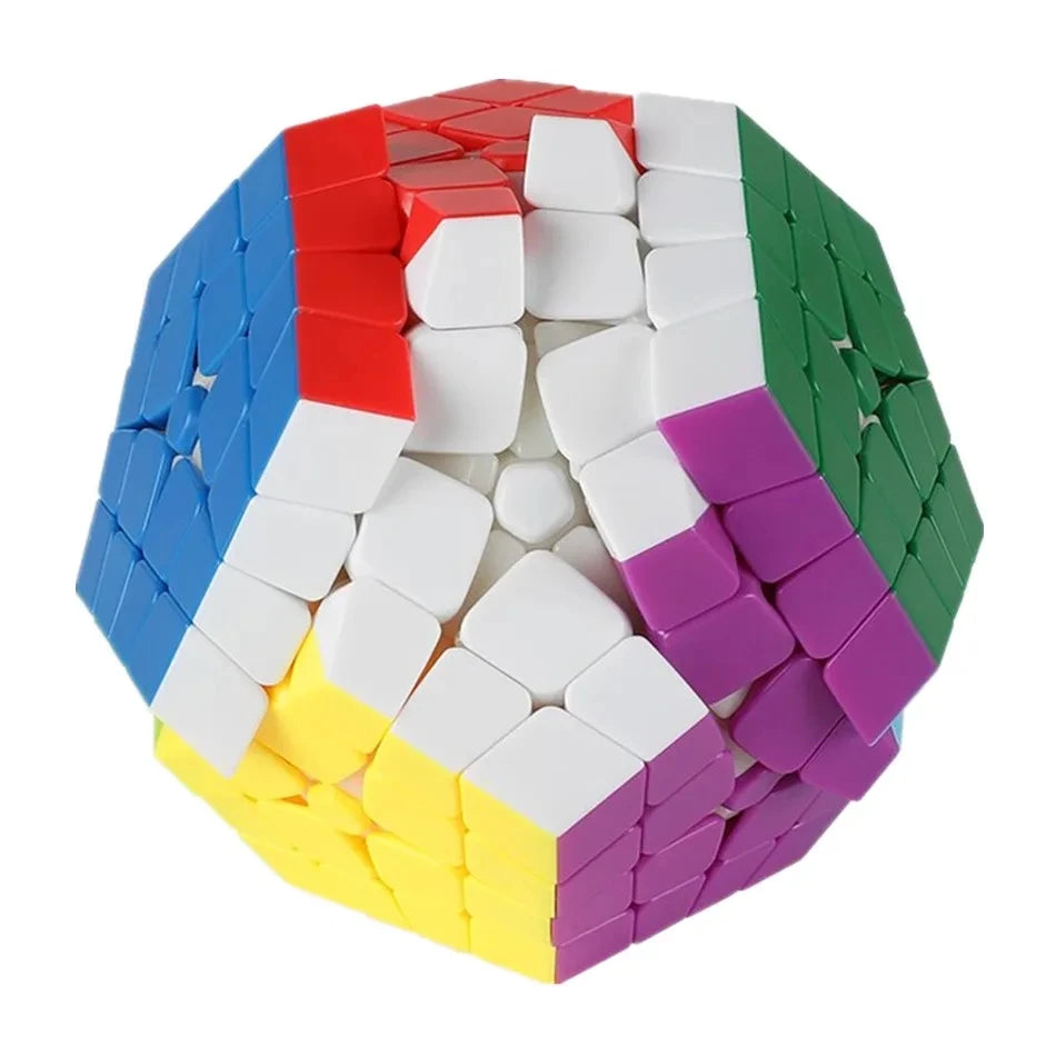 ShengShou 4x4 5x5 7x7 Dodecahedron Magic Cube Black /Stickerless Professional Speed Megaminx Puzzle Cubo Magico Toys Gifts