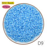 2024 New Kids DIY Craft Handmade Toy Gift Prize Box Plastic 5mm 57 Colors Ironing Bead Fuse Hama Perler Beads in Bulk for School