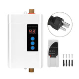 Chauffe-eau instantané électrique sans réservoir 4 vitesses Mini système de chauffage d'eau instantané pour cuisine salle de bain 110-240V