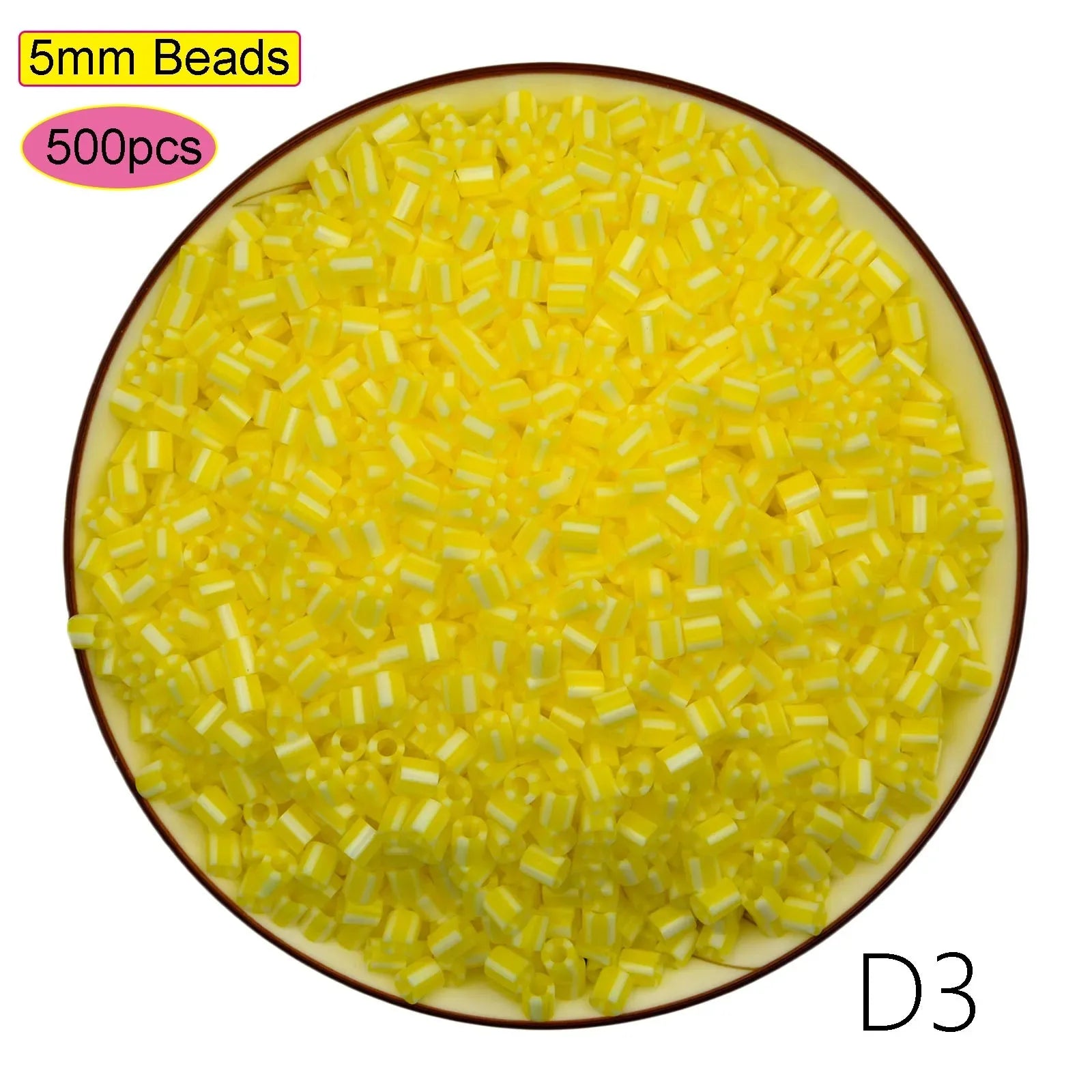 2024 New Kids DIY Craft Handmade Toy Gift Prize Box Plastic 5mm 57 Colors Ironing Bead Fuse Hama Perler Beads in Bulk for School