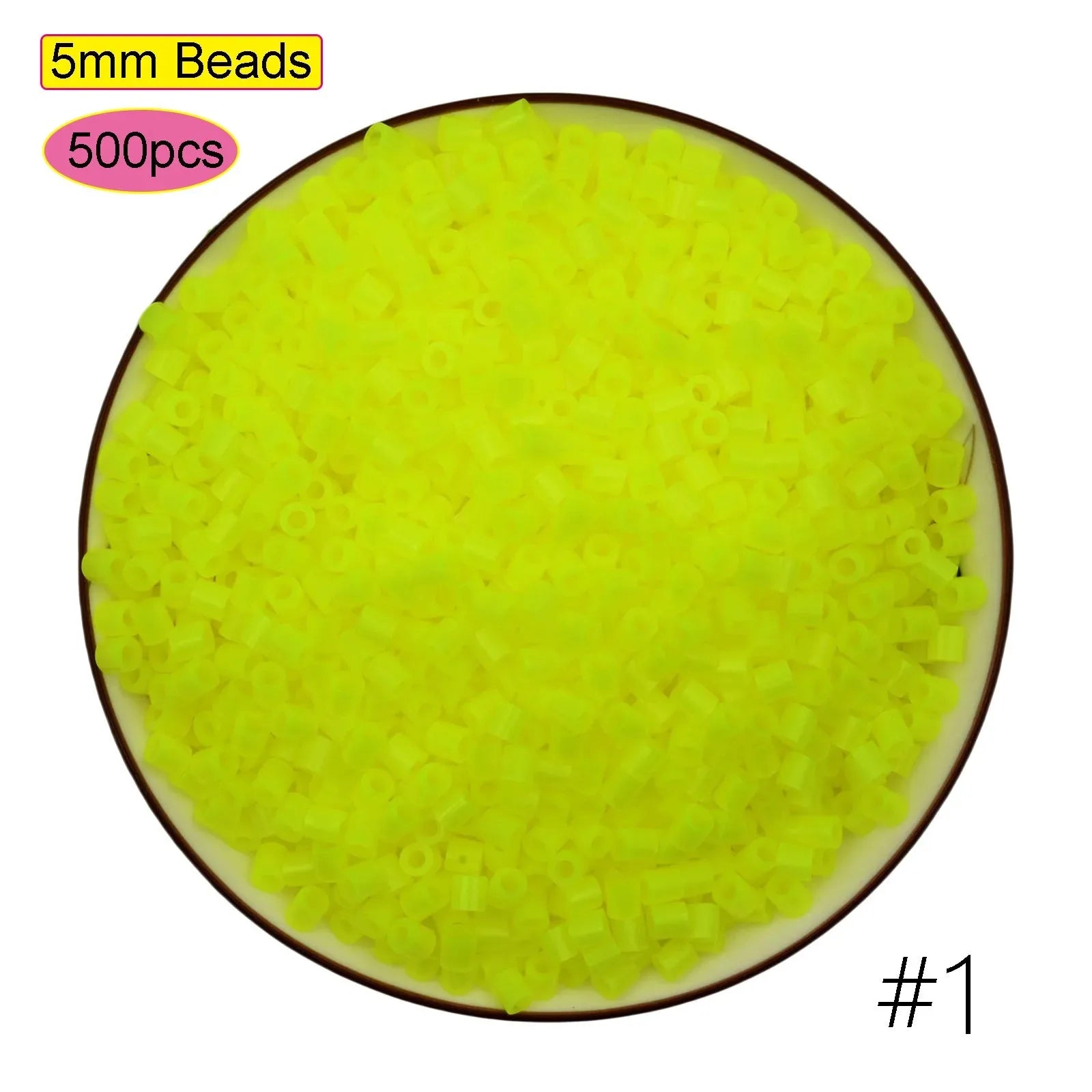 2024 New Kids DIY Craft Handmade Toy Gift Prize Box Plastic 5mm 57 Colors Ironing Bead Fuse Hama Perler Beads in Bulk for School