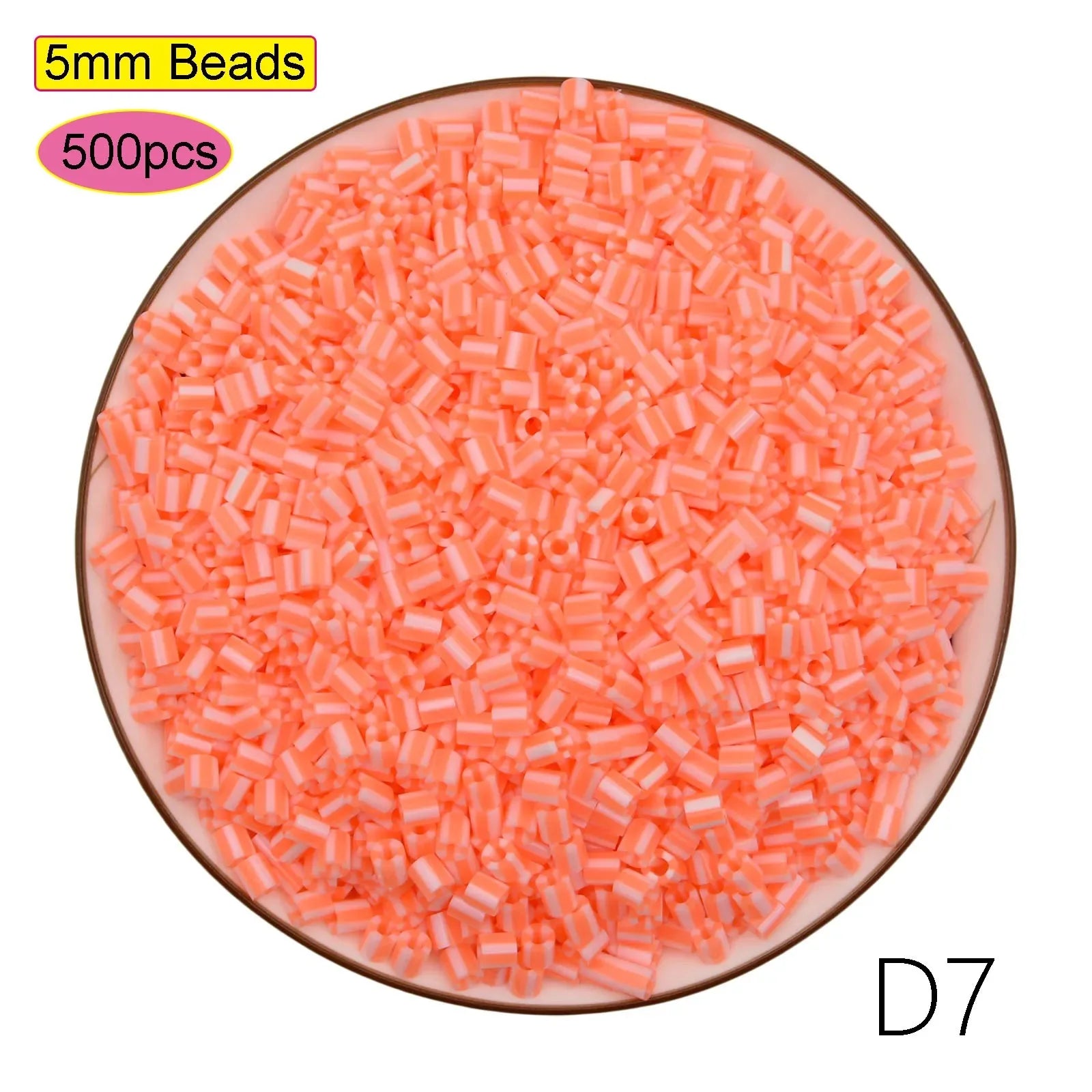 2024 New Kids DIY Craft Handmade Toy Gift Prize Box Plastic 5mm 57 Colors Ironing Bead Fuse Hama Perler Beads in Bulk for School