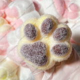 Big Cat Foot Taba Squishy de Silicona Esponjosa y Peluda 0.8kg Juguete Antiestrés de Almohadilla de Gato de Malvavisco para Apretar y Relajar la Mano