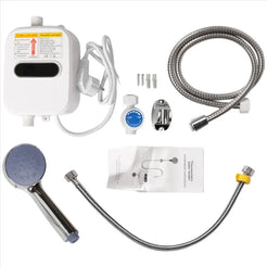 3500W Hot Water Heater Digital Display Instant Heating Machine 220V Tankless Water Heater for Bathroom Hot Water Shower