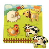 Jouets Montessori pour bébé Puzzles en bois 3D Tableau à gratter à la main pour enfants Puzzle Jouet éducatif précoce d'apprentissage Cognitif sur les fruits
