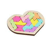 Wooden Board Puzzle Kids Educational Math Tangram Puzzles Game Toys for Adults Children