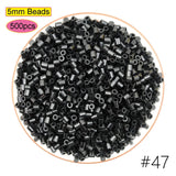2024 New Kids DIY Craft Handmade Toy Gift Prize Box Plastic 5mm 57 Colors Ironing Bead Fuse Hama Perler Beads in Bulk for School