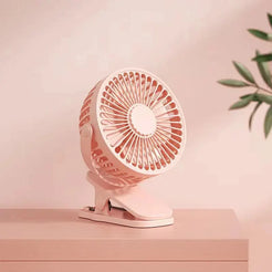 Usb Mini Fan Mini Student Class Dormitory Quiet Office Desktop Clip Charging Fan Ultra Long Range Silent Clip Fan Rechargeable
