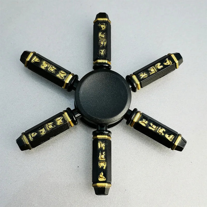 Spinner de Mano Creativo Pistola Aleación de Zinc Metal Antiestrés Rey de la Gloria Serie de Armas Juguetes Divertidos para Niños