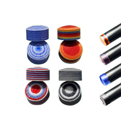 4PCS 14mm Break Jump Cue Tips Colorful Fiber Tips For Pool Game Cue Billiards Accessories Super Hard Multiple Layers