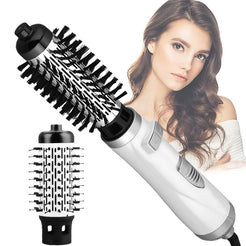 Automatic Rotating Hot Air Brush 2 In 1 Hair Salon Hair Brush Comb Straightener Brush And Volumizer Hot Air Brush For Home