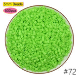 2024 New Kids DIY Craft Handmade Toy Gift Prize Box Plastic 5mm 57 Colors Ironing Bead Fuse Hama Perler Beads in Bulk for School