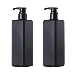 1/2/4pcs Bathroom Shower Soap Dispenser 500ml Plastic Bottle Pump Black Empty Liquid Container for Home Bathroom Supplies