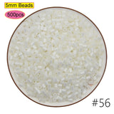 2024 New Kids DIY Craft Handmade Toy Gift Prize Box Plastic 5mm 57 Colors Ironing Bead Fuse Hama Perler Beads in Bulk for School