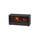 Diffuseur d'arôme de cheminée flamme colorée sans eau avec arrêt automatique, humidificateur d'air avec minuterie et télécommande pour chambre à coucher, cadeau créatif