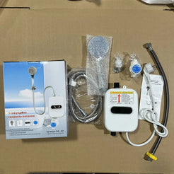 Instant Water Heater Shower Bathroom Faucet EU Plug Hot Water Heater 3500W Digital Display For Country House Cottage Hotel