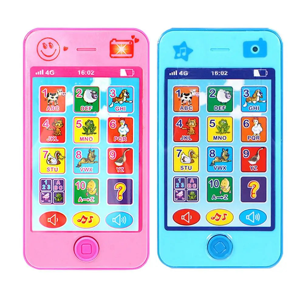 Baby Phone Toys Russian Telephone Teether Music Voice Toy Early Educational Learning Machine Electronic Children Gift Baby Toy