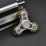 EDC 9 Vitesses Hand Spinner en Métal Haute Qualité Cuivre Fidget Spinner Alliage d'Aluminium Spinners Acier Inoxydable Roulement R188 Jouet pour Adultes