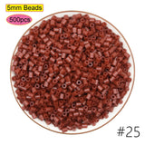 2024 New Kids DIY Craft Handmade Toy Gift Prize Box Plastic 5mm 57 Colors Ironing Bead Fuse Hama Perler Beads in Bulk for School