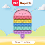 Jouets sensoriels interactifs pour enfants, jouets anti-stress à bulles Rainbow Pop Push Fidget pour adultes, enfants et besoins spéciaux