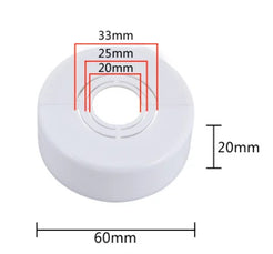 ABS Water Pipe Connector Shower Faucet Decorative Cover Adjustable Wall Angle Valve Panel for Kitchen Bathroom Tap Accessories