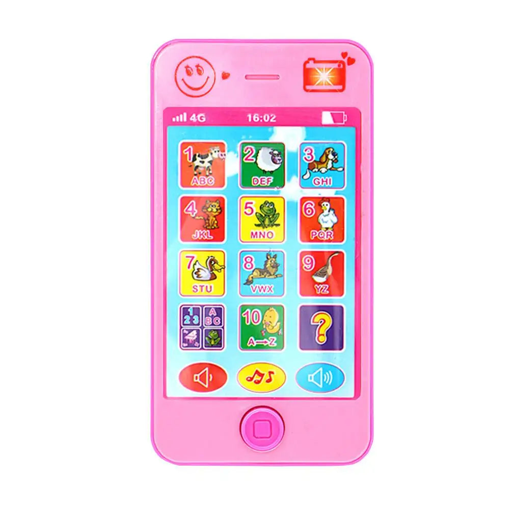 Baby Phone Toys Russian Telephone Teether Music Voice Toy Early Educational Learning Machine Electronic Children Gift Baby Toy
