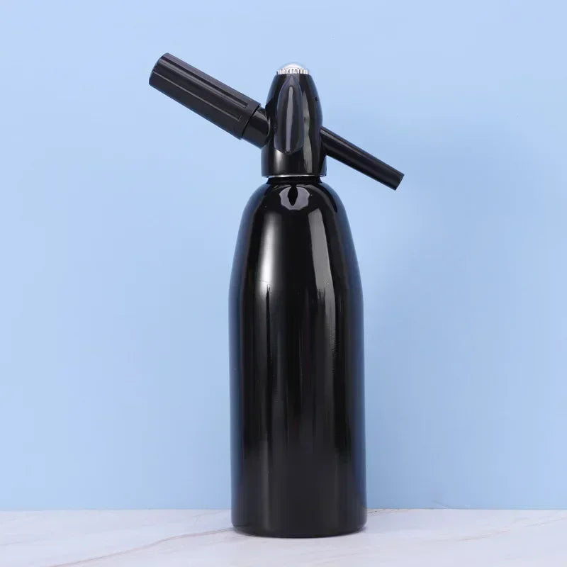 Dispensador de CO2 para sifón de soda de 1L GENERADOR DE BURBUJAS DE AGUA Máquina de soda para cócteles bebida fría Fabricante de soda DIY para hacer agua con gas