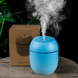 Difusor de Aceites Esenciales Aroma Humidificador de Aire Mini USB para Hogar y Coche Difusor Ultrasónico Silencioso con Lámpara LED de Colores