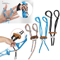 Archery Bow Sling Durable Archery Finger Sling with Adjustable Elastic Strap for Secure Bow Accessory Wear for Accuracy