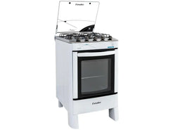 4 Stove Boils Esmaltec Agate White-Bivolt