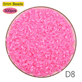 2024 New Kids DIY Craft Handmade Toy Gift Prize Box Plastic 5mm 57 Colors Ironing Bead Fuse Hama Perler Beads in Bulk for School